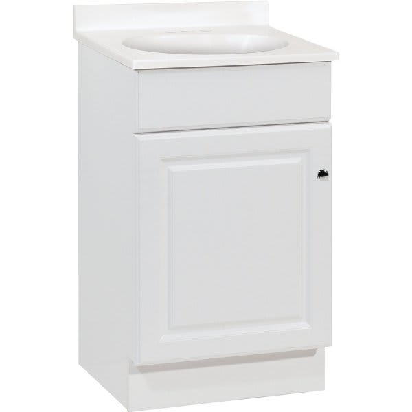 Seasons® 18W x 32H x 16"D White Bath Vanity With Top