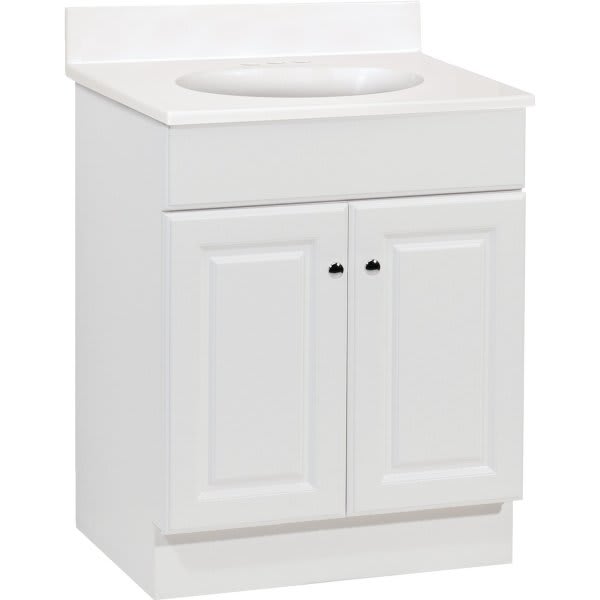 Seasons® 24W x 32H x 18"D White Bath Vanity With Top