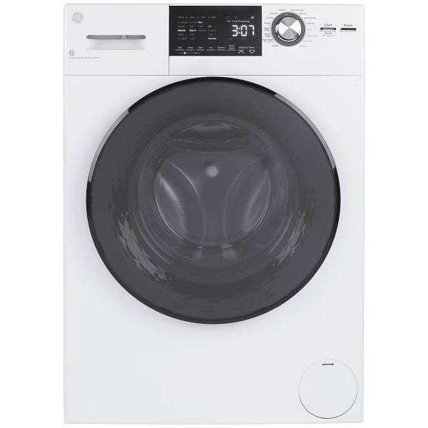 GE 2.4 cu. ft. SmartHQ Front Load All-In-One Washer Dryer Combo, White