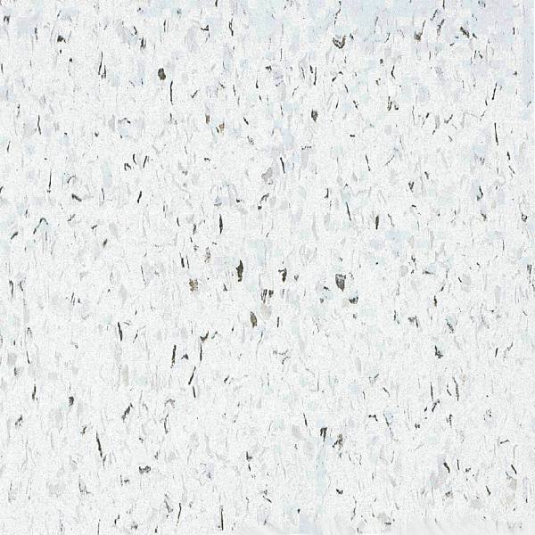 Armstrong Flooring 12" X 12", White, Imperial Texture Vinyl Composite Tile, Case Of 45