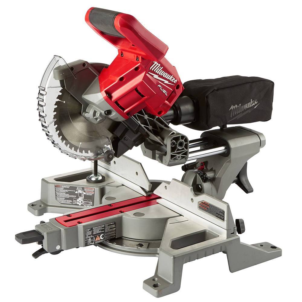 Milwaukee M18 Fuel 7-1/4 In. 18v Li-Ion Brushless Dual Bevel Sliding Miter Saw