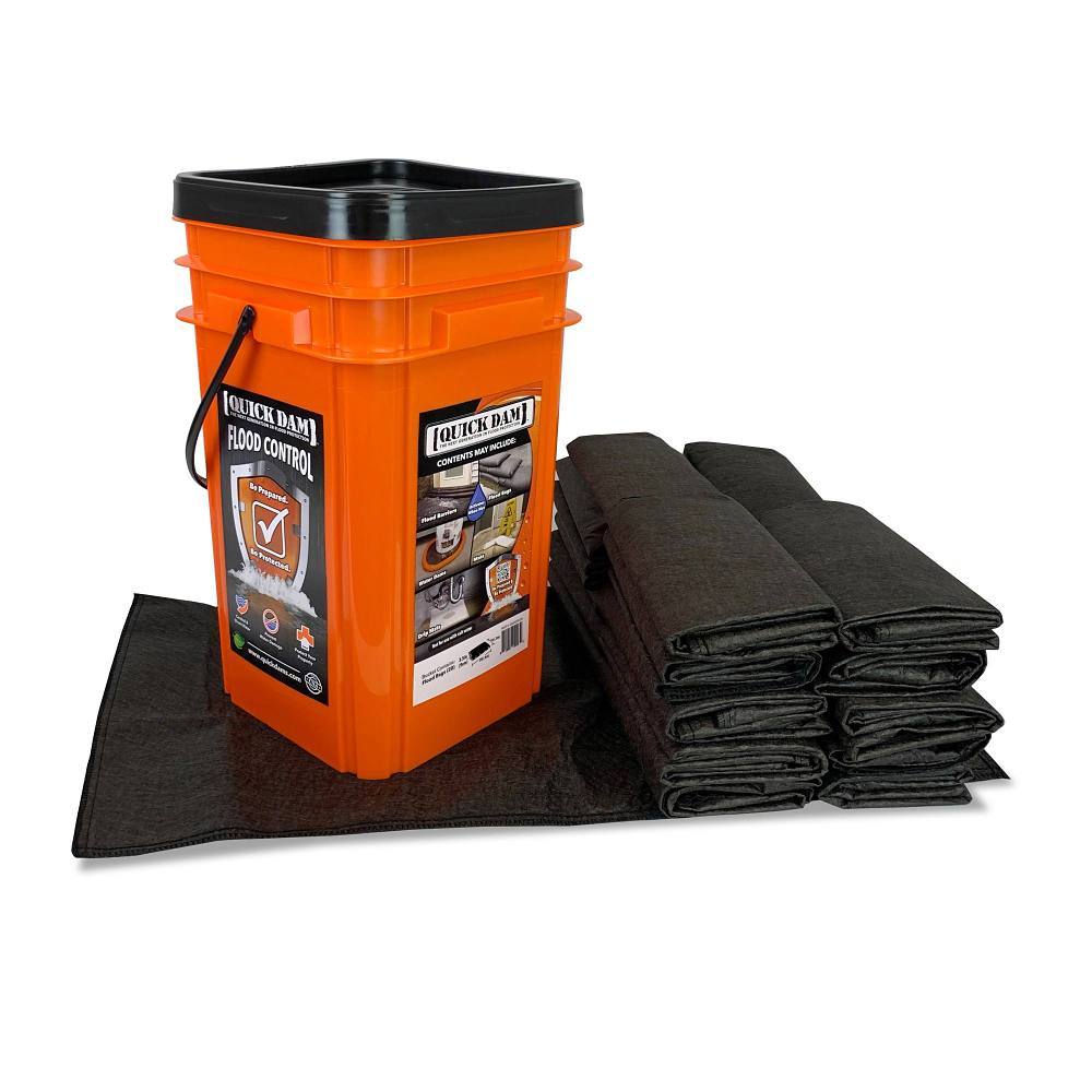 Quick Dam Grab And Go Flood Kit Contains 20 - 12in X 24in Flood Bags