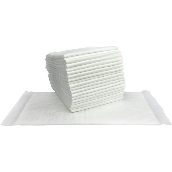Quick Dam Super Absorbent Mats 200-Pack – High-Capacity Leak & Spill Control Pads, 6.75" X 16.5"