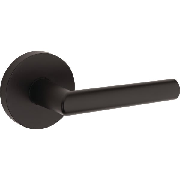 Kwikset Milan Hall/Closet Passage Door Lever in Matte Black