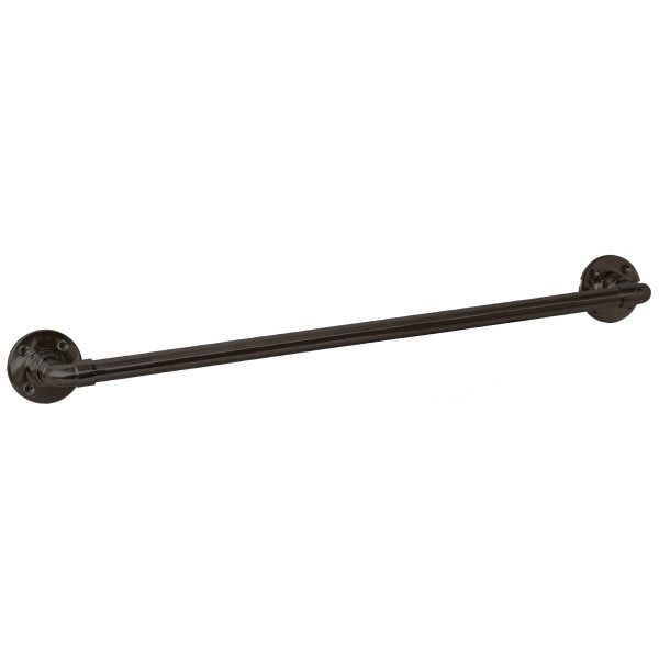 Design House® Kimball Towel Bar, Satin Black Finish, 24" Length