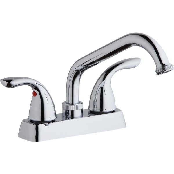 4 Inch 2 Handle Centerset Laundry Faucet In Chrome HD Supply