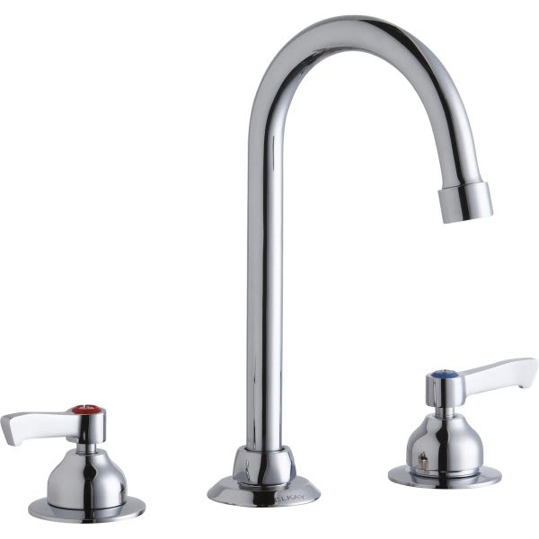 Elkay® Bar Faucet w/ 1.5 GPM, 4" Center, 2 Handles in Chrome HD Supply