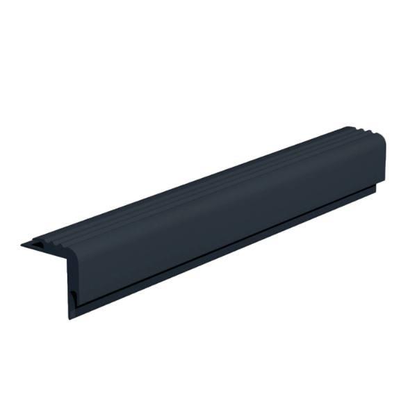 Roppe 12ft Profile #206 Series Black Vinyl Nosing