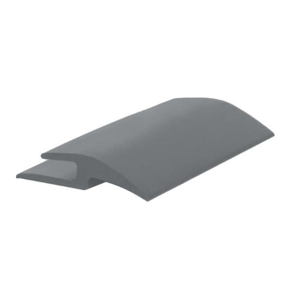 Roppe 12ft Profile #177 Series Dark Gray Vinyl Joiner