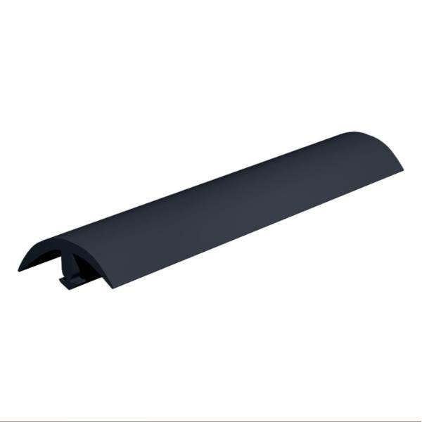Roppe 12 Ft Profile #179 Series Black Vinyl Edging