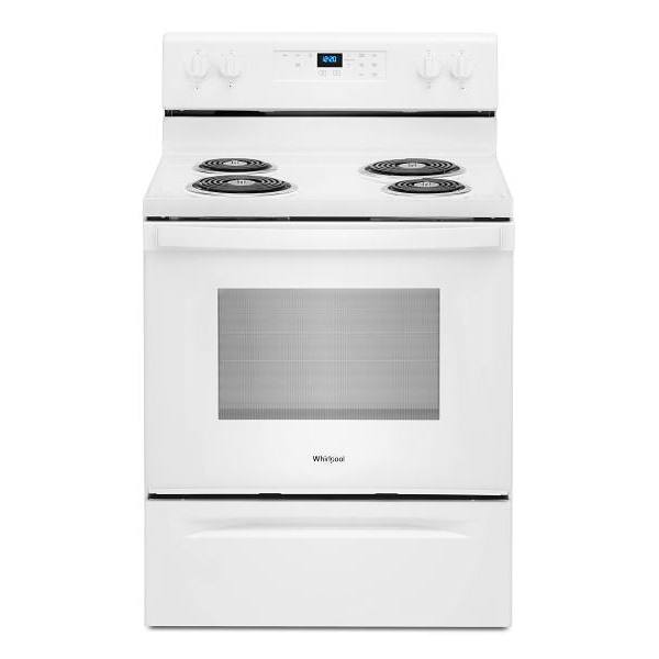 Whirlpool 30 In. 4.8 cu. ft. Coil Electric Freestanding Range, Self Clean, White