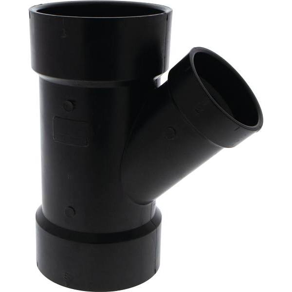 Nibco 3 In. X 3 In. X 2 In. ABS DWV 45-Degree All Hub Reducing Wye
