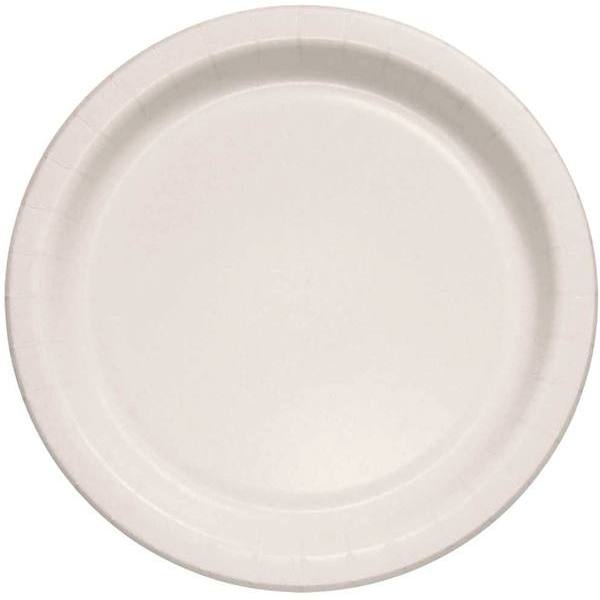 Solo Medium Weight Paper Plate, 8.5", White, Case Of 500