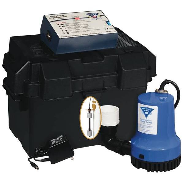 Pro Series Pumps 2400 Gph Battery Backup Sump Pump System HD Supply