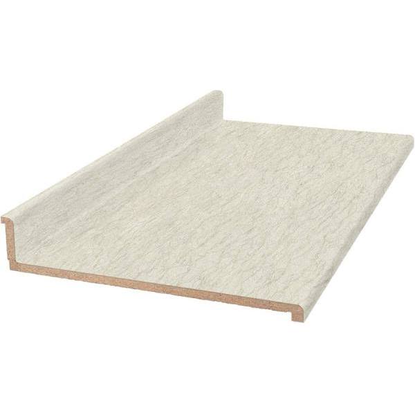 Hampton Bay Formica 8' Countertop, Matte Sea Salt, Waterfall Edge