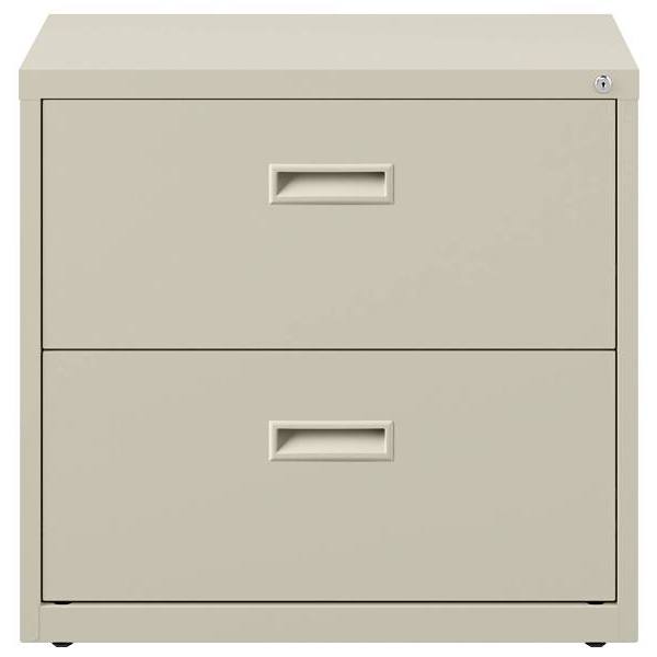 Hirsh 30" Wide 2 Drawer Metal Lateral File Cabinet For Home And Office, Putty