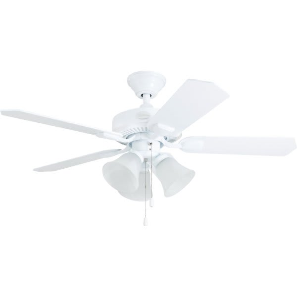 Seasons® 52" Dual Mount Ceiling Fan, 5 Blades, White | HD ...