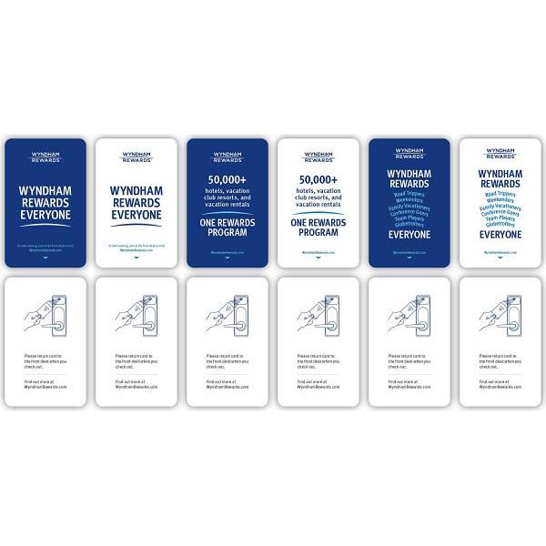 Wyndham Hotels Wyndham Rewards RFID Keycards, Case Of 250