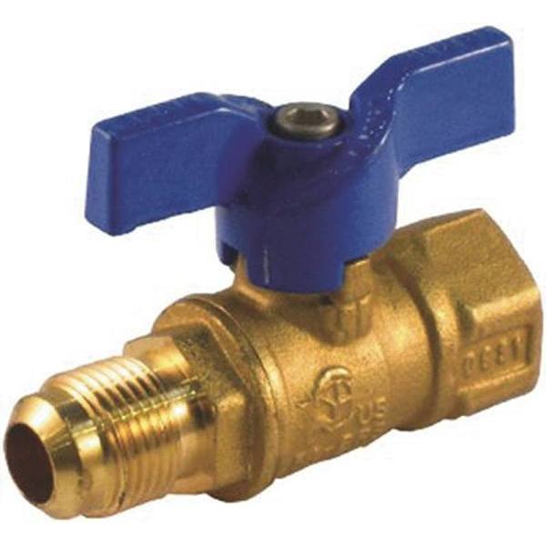 Jomar 1/2 In. Flare X 1/2 In. FIP Gas Ball Valve