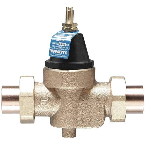 Watts 3/4 In. Lead-Free Max 400 PSI Brass Water Pressure Reducing Valve