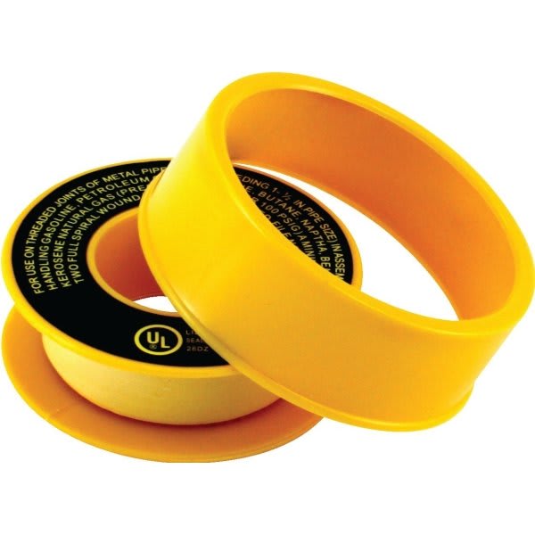 Teflon Tape Yellow Gas HD Supply
