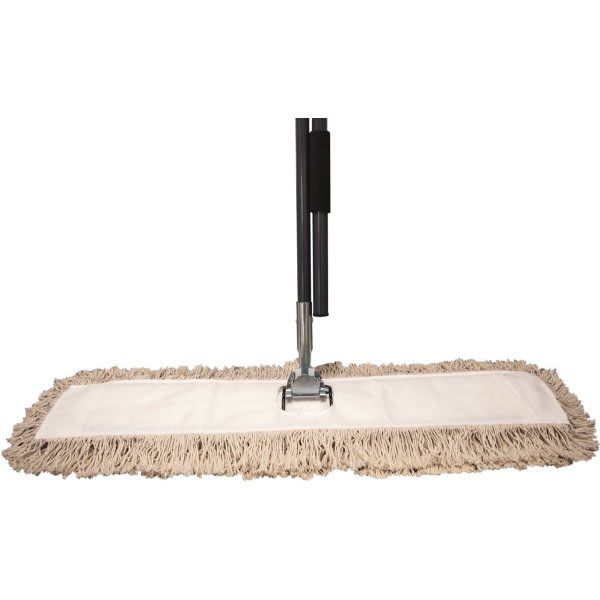 BOARDWALK CutEnd Dust Mop Kit w/ 60 in Handle (Natural) HD Supply