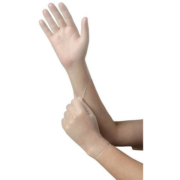 Ambitex Medium Synthetic Vinyl Powder-Free Gloves Package Of 100