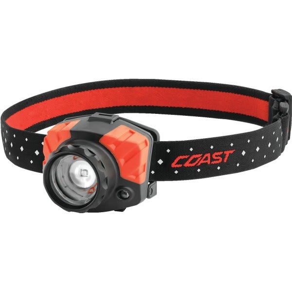 Coast® Fl85 Dual Color Pure Beam Focusing Headlamp, 540 Lumens, 2 Hour Run-Time