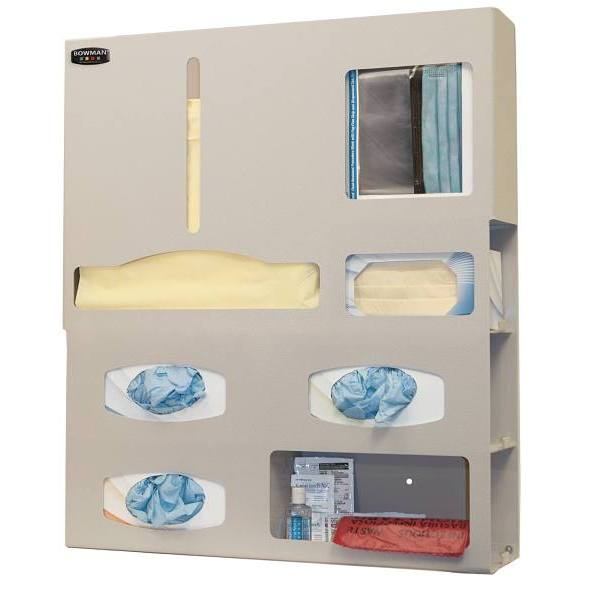 Bowman Dispensers Protective Wear Organizer Quartz Beige Abs Plastic