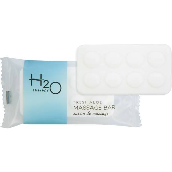 Diversified Hospitality H2o Massage Bar  30g/#150  Aloe Soap Sachet Wrap, Case Of 400