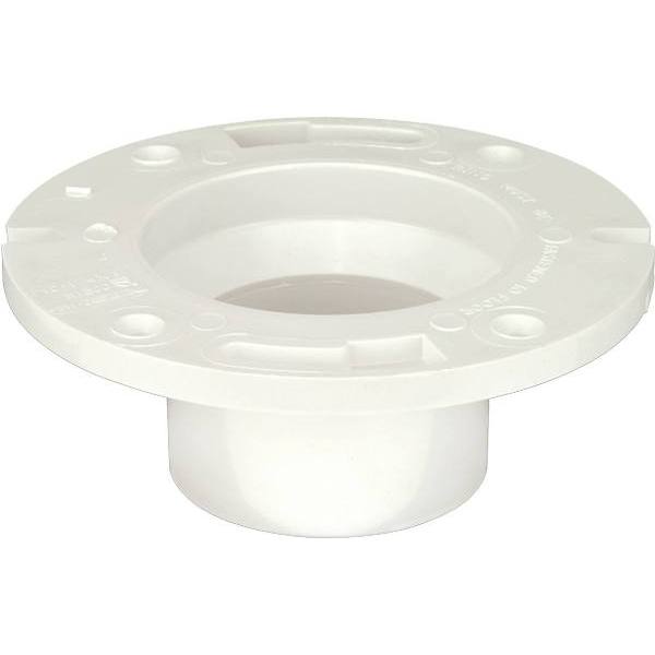 Nibco 4 In. X 3 In. PVC DWV Spigot Closet Flange