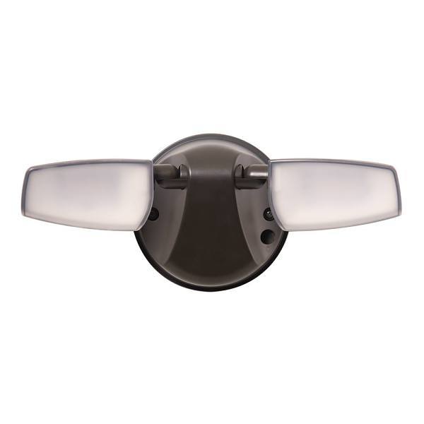 Halo Twin-Head Led Flood Light 1,420 Lumens, 4,000 K, Bronze