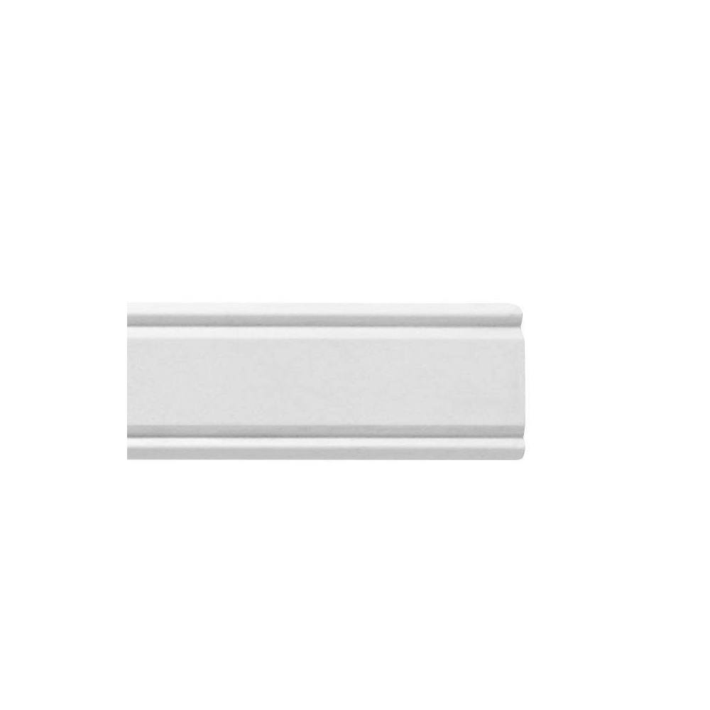 Hampton Bay 91.5in. W X 2in. D X 2.75in. H Crwn Moldng, Satin White