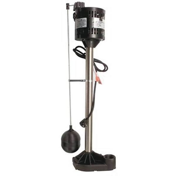 XtremepowerUS 1/3 HP Pedestal Sump Pump – Non-Submersible, Vertical Shaft, 115V