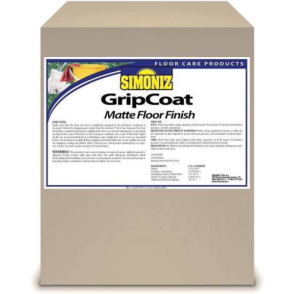 Simoniz 5 Gal. Grip Coat Bag In Box Matte Floor Finish