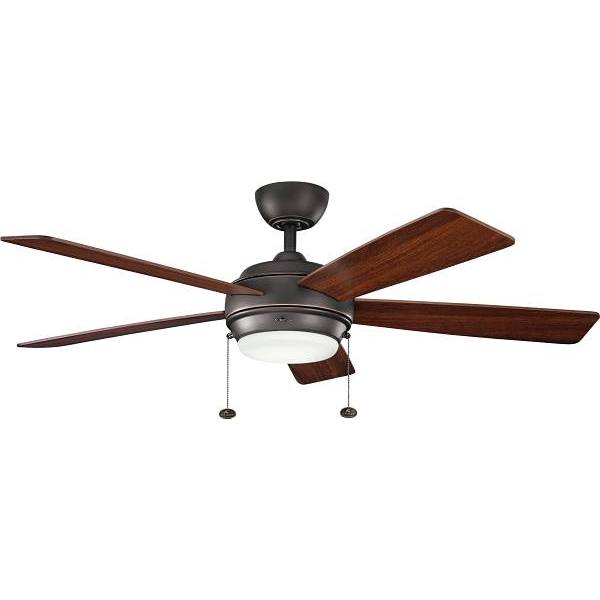 52 In. Ceiling Fan Integrated Led Bronze