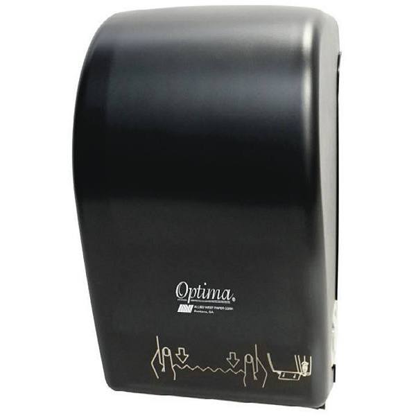 Renown® HandsFree Roll Towel Dispenser For 8 Inch Towels, Black