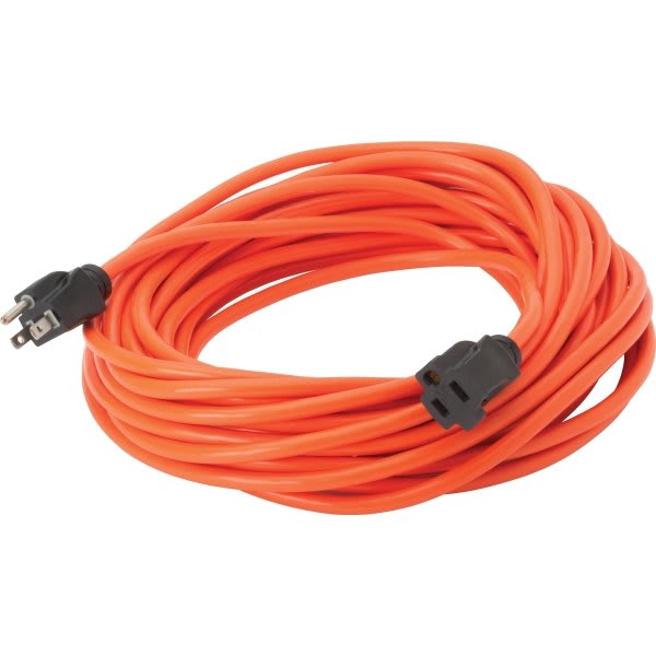 Prime Wire & Cable® Sjtw Medium 50 Ft 13 Amp 16-Gauge Power Extension Cord (Orange)