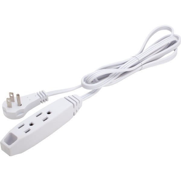 Prime Wire & Cable® Spt-2 6 Ft Power Extension Cord (White)