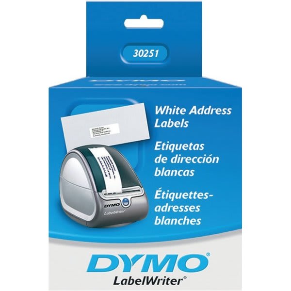 DYMO® LabelWriter White MultiPurpose Label 21/4 x 11/4 Inch HD Supply