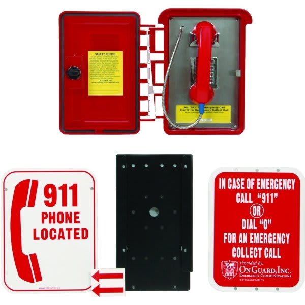 Emergency Phone with One Button Dialer HD Supply