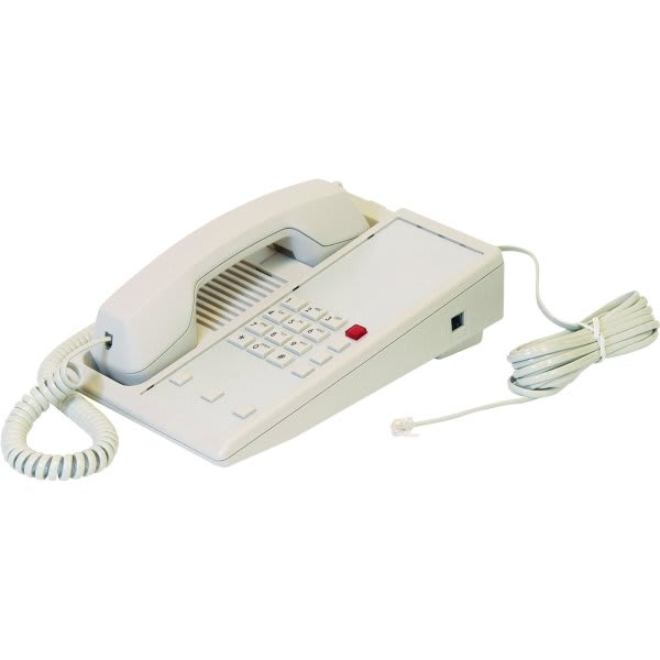 Bittel 77 Slim Single Line Telephone With 3 Guest Service Keys HD Supply