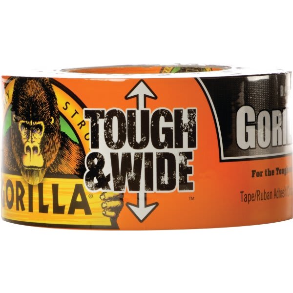 Gorilla® 30 Yd. Tough And Wide Duct Tape, Black