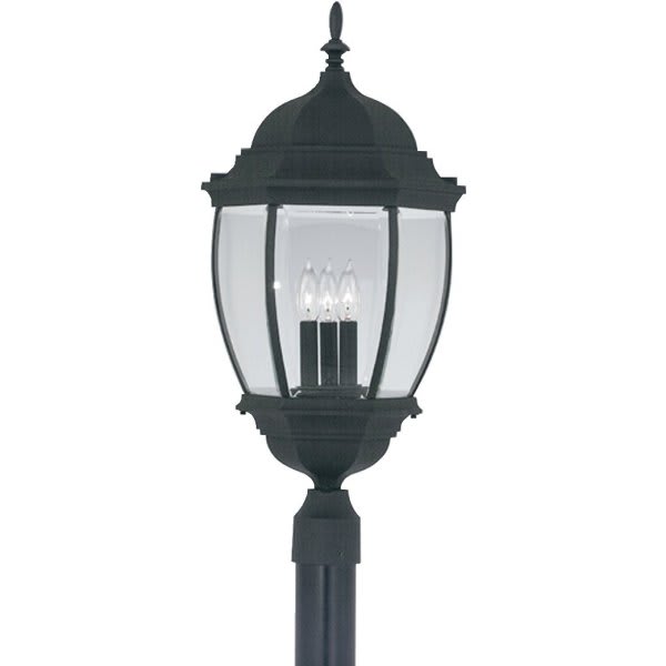 Designers Fountain Tiverton Post Lantern Lighting Post Cap (Black)