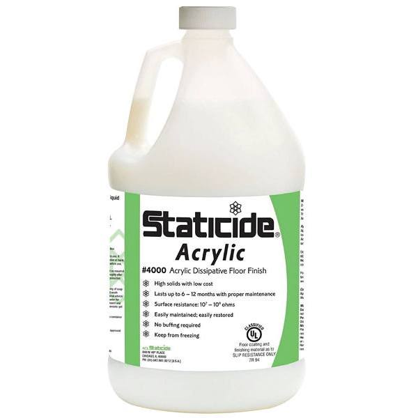 Acl Staticide 1 Gal. Acrylic Dissipative Floor Finish