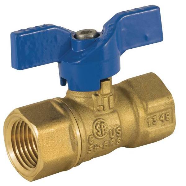 Jomar 3/8 In. FIP X FIP Valve Bluecap Li Gas Ball Valve