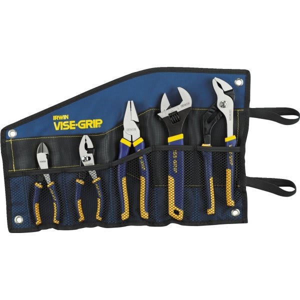 Irwin® 5 Piece Propliers Kitbag Set-6" Slip Joint