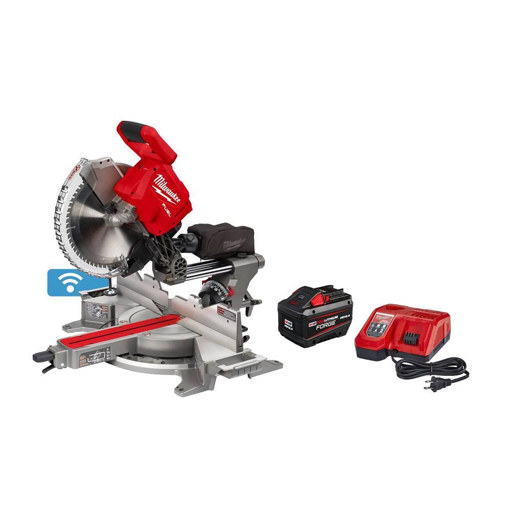 Milwaukee M18 Fuel 18v Li-Ion 12 In. Dual Bevel Sliding Compound Miter Saw Kit