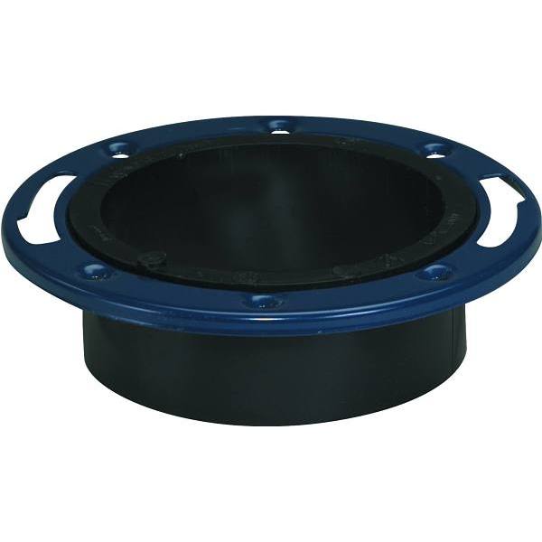 Nibco I5851-A 4"X3" Hub X Adjustable Closet Flange Abs-Dwv