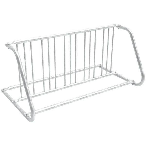 10-Bike Galavanized Double-Sided Grid Rack